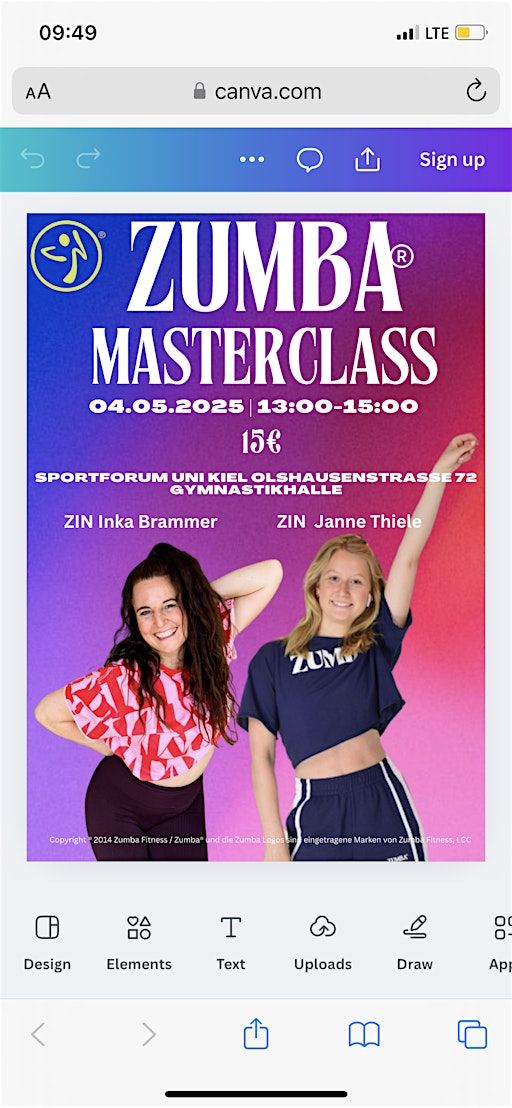 Zumba Masterclass | Uni-Sportstätten - Kiel