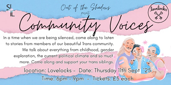 OOTS Presents: Community Voices | Lovelocks Coffee Shop