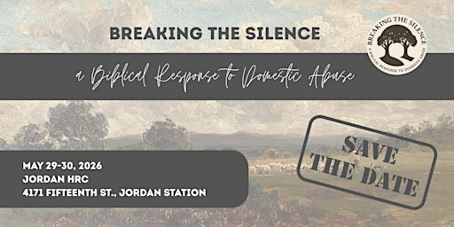 Breaking the Silence Conference | Heritage Reformed Congregation
