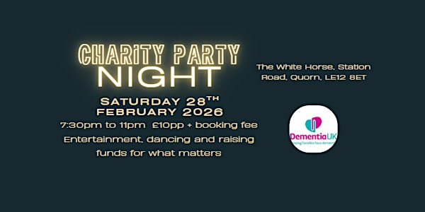 An evening of music and fundraising for Dementia UK | The White Horse