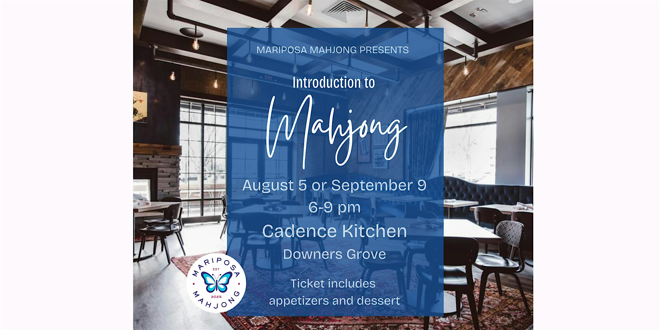 Introduction to Mahjong at Cadence Kitchen | Cadence Kitchen & Co
