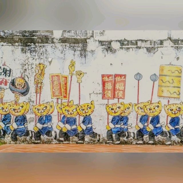 An Empty Street With a Unique Art