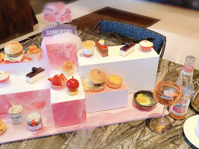 /港威酒店 - 🥂甜「SOM」蘋果庭園下午茶/