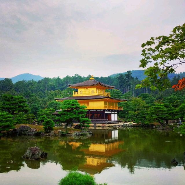 #The Golden Pavilion of Kyoto.
