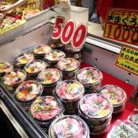週末限定刺身漁市場—唐戶市場