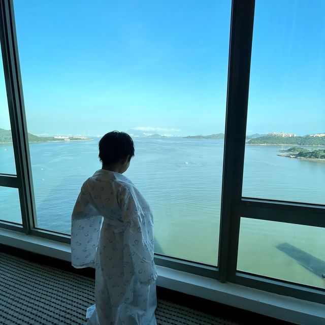 親子staycation！步入式浴池玩水好正！