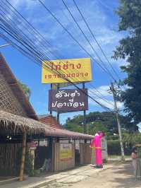 ไก่ย่างเขาสวนกวาง ส้มตำปลาเขื่อน🐓🐟