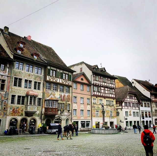 The Little Scenic Town Of Stein Am Rhein