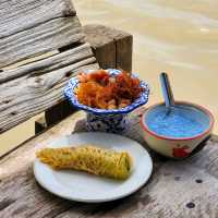 ร้านข้าวแช่รามัญสูตรต้นตำรับบนเกาะเกร็ด นนทบุรี 