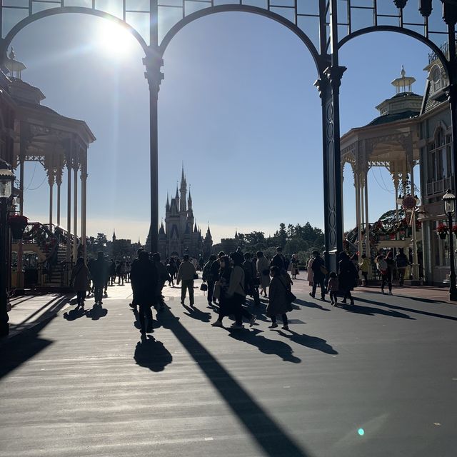 クリスマスの東京ディズニーランド