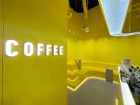 Neon pop coffee joint at Orchard Central SG