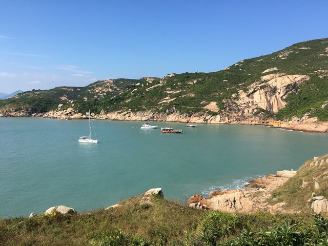 蒲台高崗上觀景