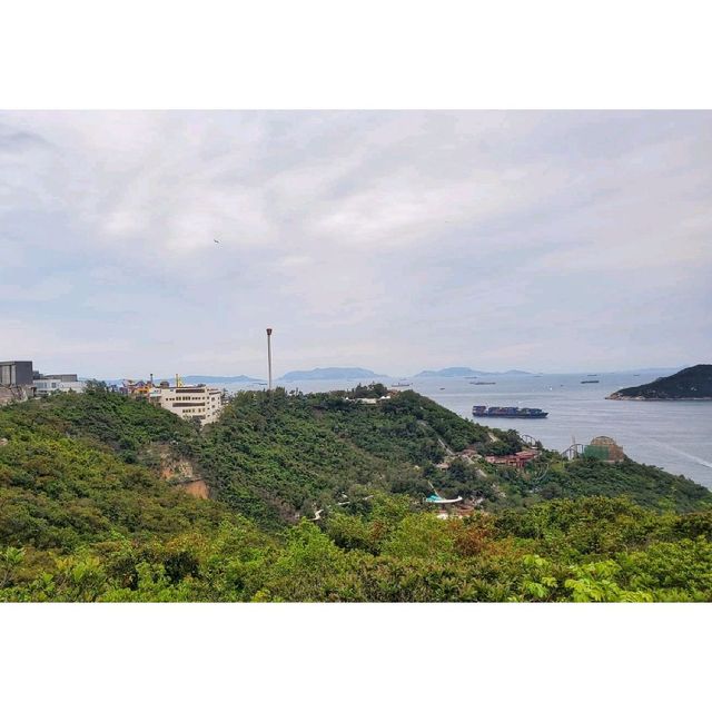 俯瞰海洋公園。南朗山