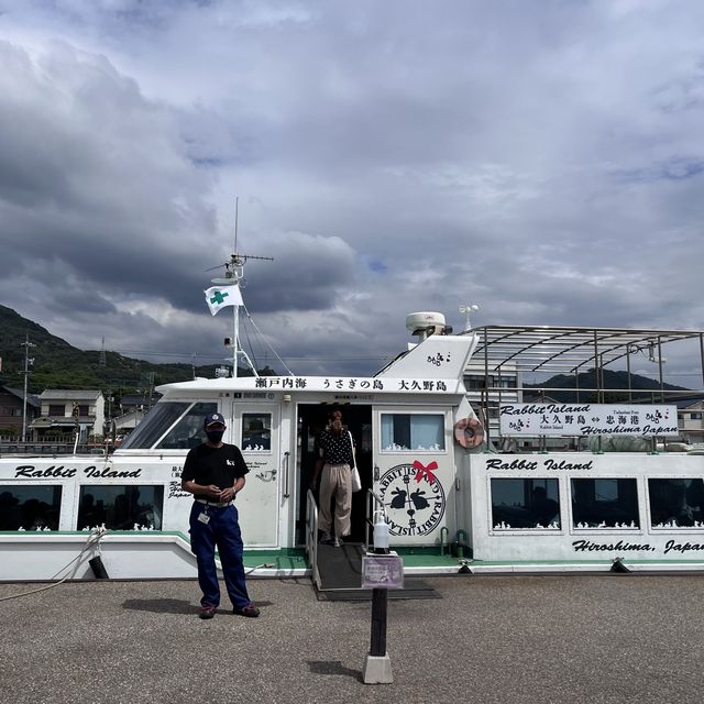 【広島】うさぎの島🐇大久野島への玄関口！忠海港