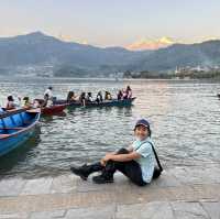 Phewa Lake in Pokhara city