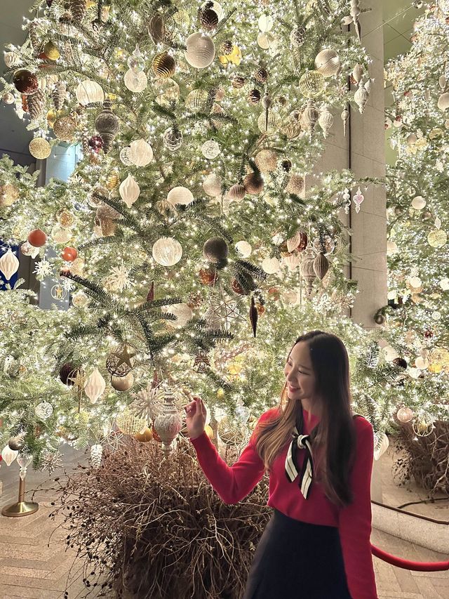 서울에서 제일 예쁜 트리가 있는 그랜드 하얏트🎄