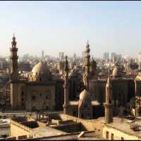 A view from Citadel to the Old Cairo