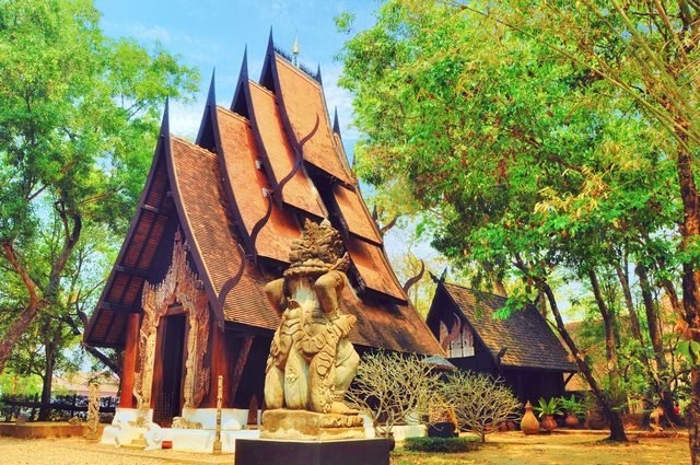 Thai Tourism: Chiang Rai Black Temple, Alternative Collision of Modern Art