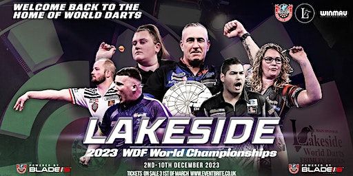 WDF 2023 Lakeside World Championships - Monday 4th December - EVENING | Lakeside Country Club