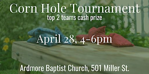 Corn Hole Tournament | Ardmore Baptist Church, Miller Street, Winston-Salem, NC, USA