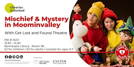Mischief & Mystery in Moominvalley at Barnstaple Library | Barnstaple Library