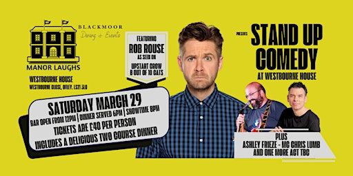 Manor Laughs - Stand Up Comedy at Westbourne House | Westbourne House