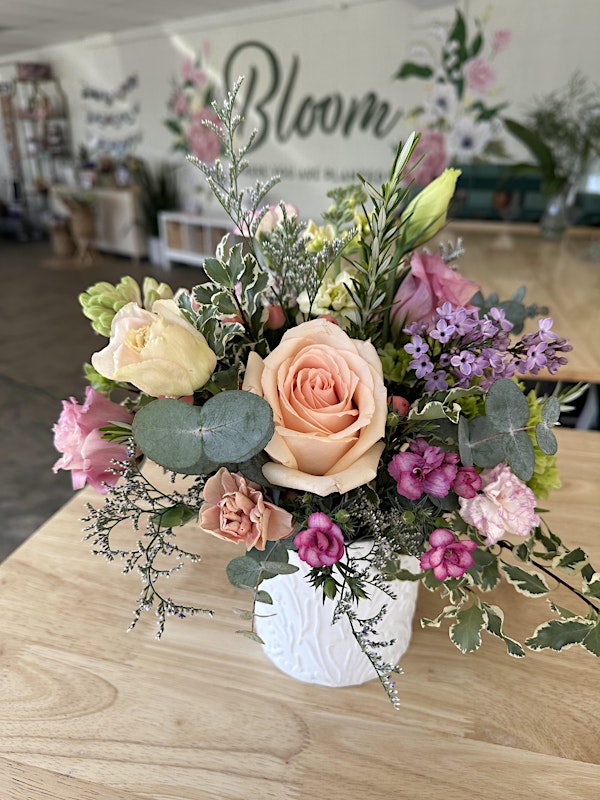 Pretty in Pastels Floral Arranging Class | The Flourish Studio