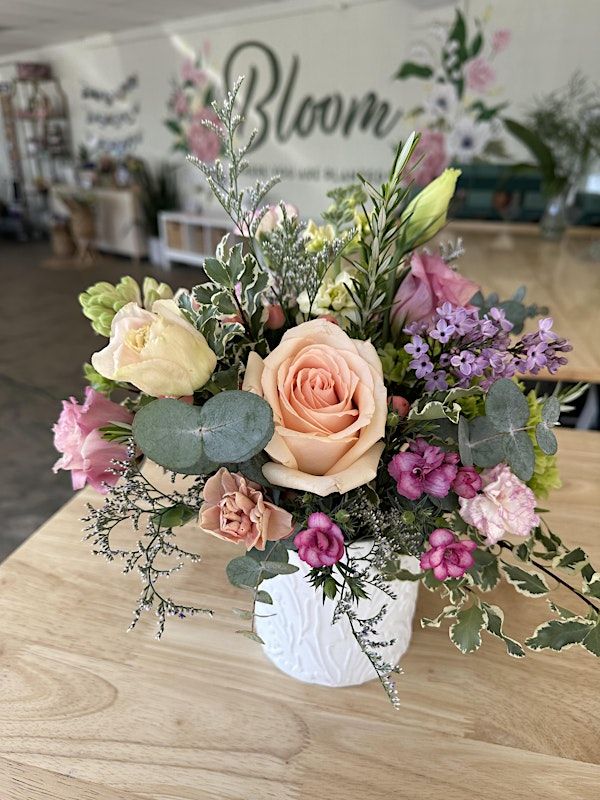 Pretty in Pastels Floral Arranging Class | The Flourish Studio
