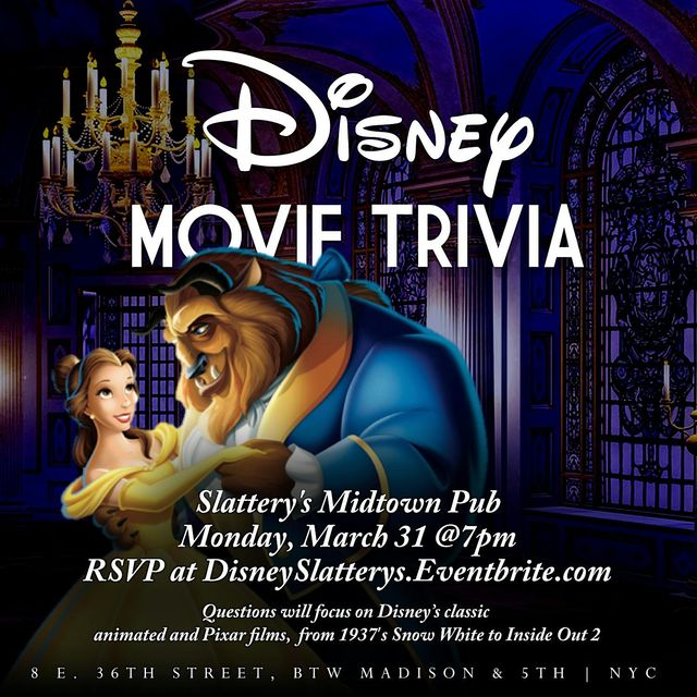 Disney Movie Trivia | Slattery's Midtown Pub