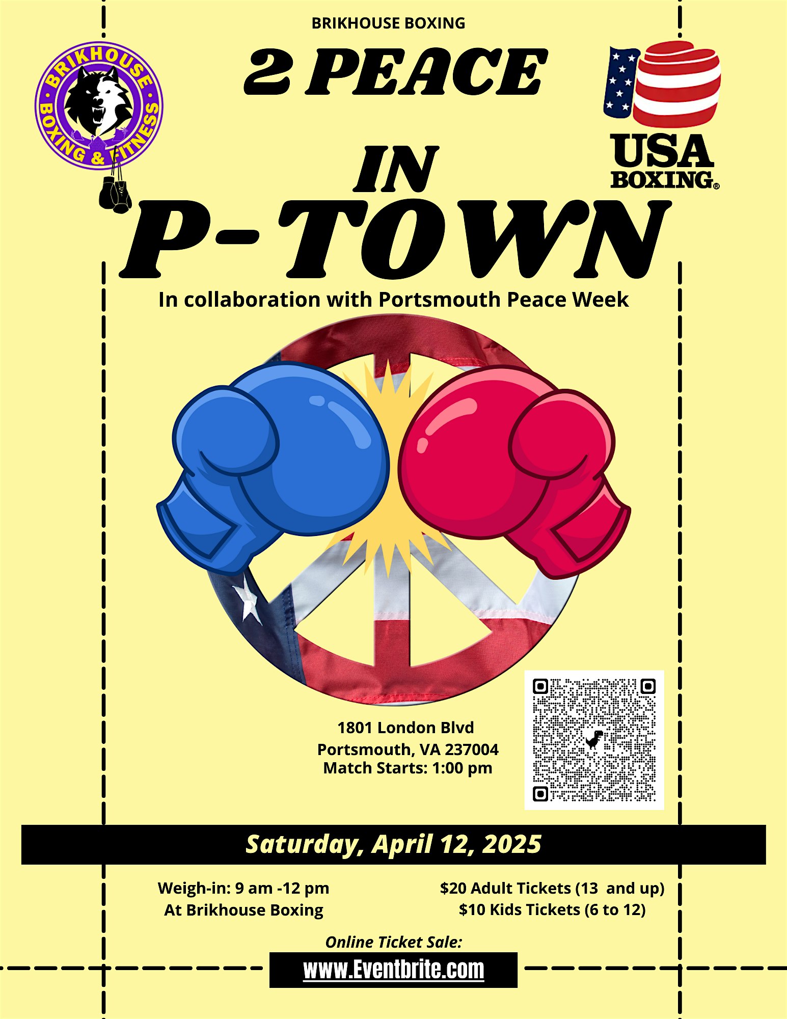 2 Peace in P-Town Boxing event | YMCA