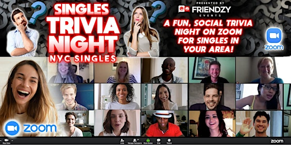 NYC Singles Online Trivia Night - A Fun Speed Dating Alternative | New York