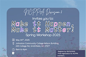 Make it Matter, Make it Happen! | 1801 Nash St
