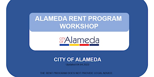 Alameda Rent Program Informational Workshop | City Hall West