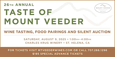 Taste of Mount Veeder 2025 | Charles Krug Winery
