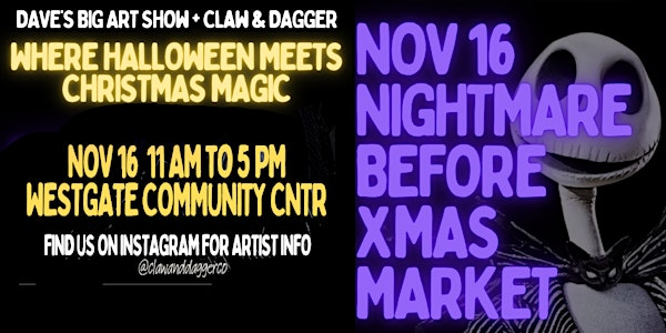 Nightmare Before Christmas Market | Westgate Community Association