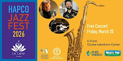 HAPCO Jazz Fest Ocoee 2026 | Ocoee Lakeshore Center