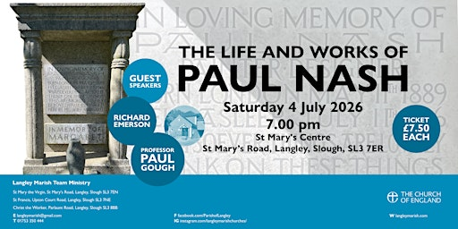 The Life and Works of Paul Nash | St Mary's Church Centre