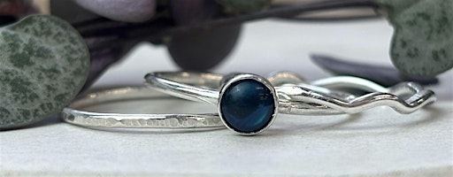 Silver Gemstone Stacking Ring Workshop - Ring Making Class | The BIS