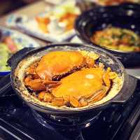 大推即劏鹽焗奄仔蟹任食套餐