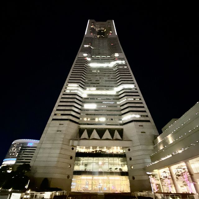 ランドマークプラザ前のイルミネーション