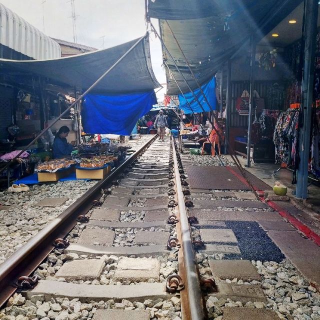 Famous Maeklong Railway Market