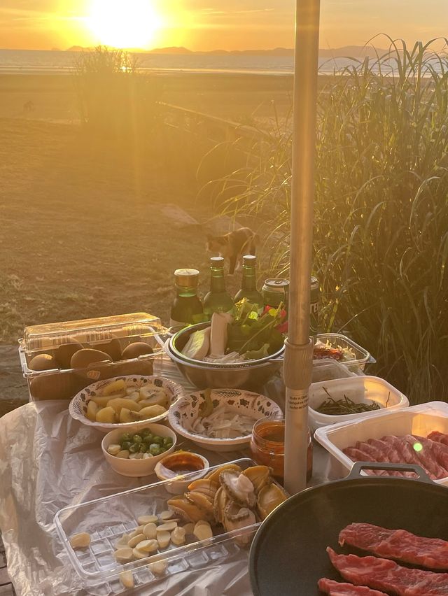 노을과 가성비, 바베큐를 찾는다면 ?