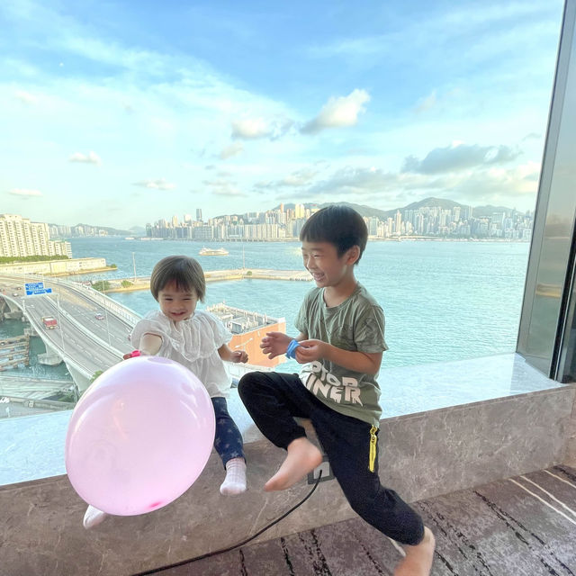 親子staycation推介！必住海景套房🤩