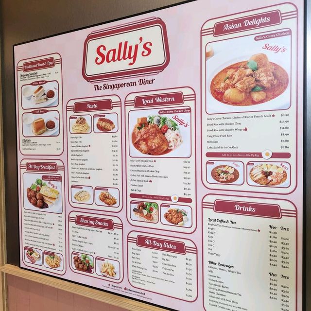 Dining at Sally Cafe
