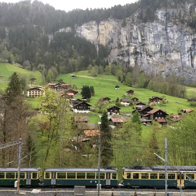 Swiss village of 72 waterfalls 