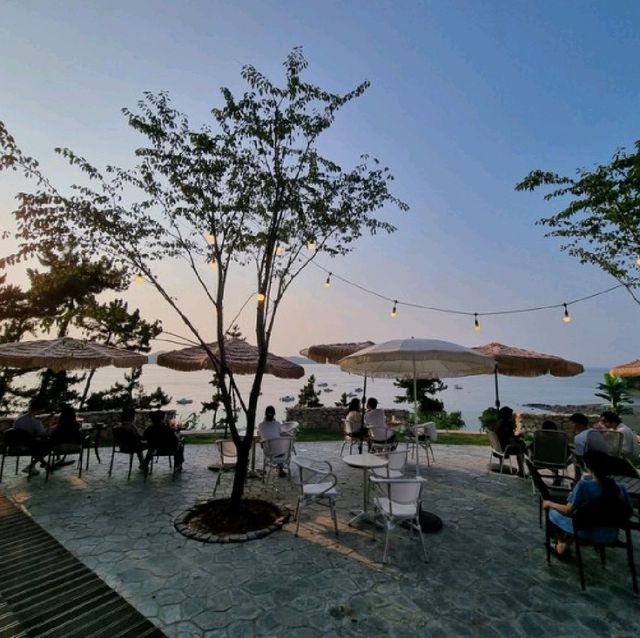 선재도 플로레도커피에서 오션뷰 감상하기🏝