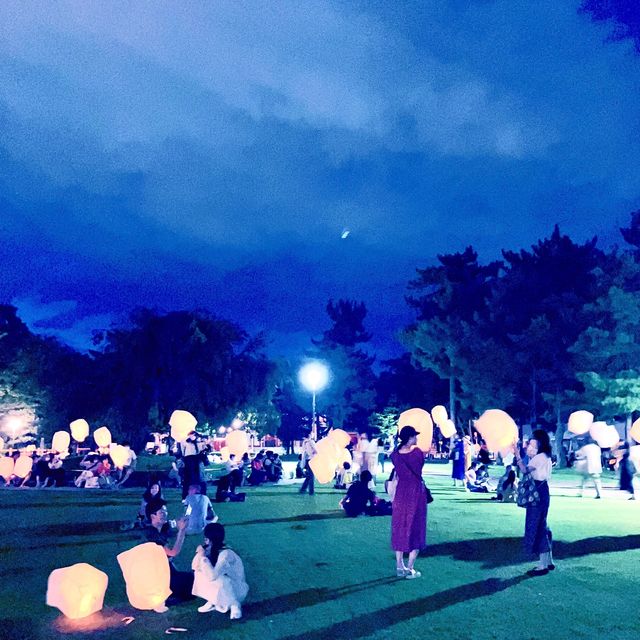 【京都】平安神宮でのスカイランタン