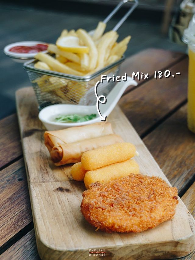 กินหมูกระทะในสวนบรรยากาศชิลๆฟีลธรรมชาติ