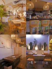 白色渡假風Cafe，推介超濃郁冬陰公意粉 