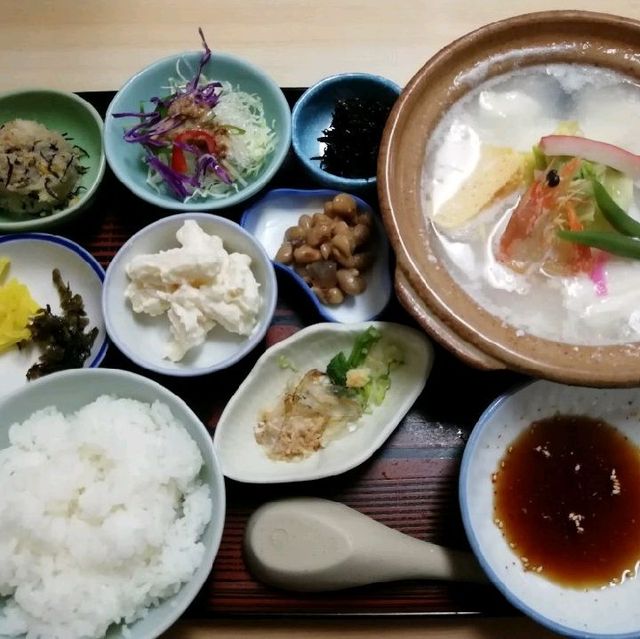 【嬉野】足湯巡りの後の✨老舗湯豆腐店「宗庵😋よこ長」